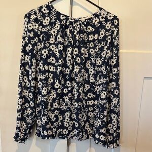 LOFT Floral Print Blouse, women’s size S